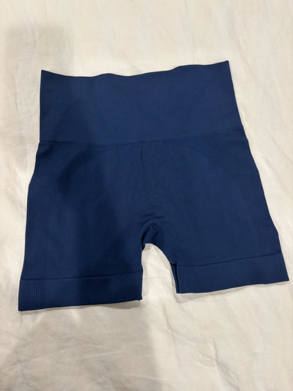 SET Active High-Waist Seamless Shorts - Navy Blue